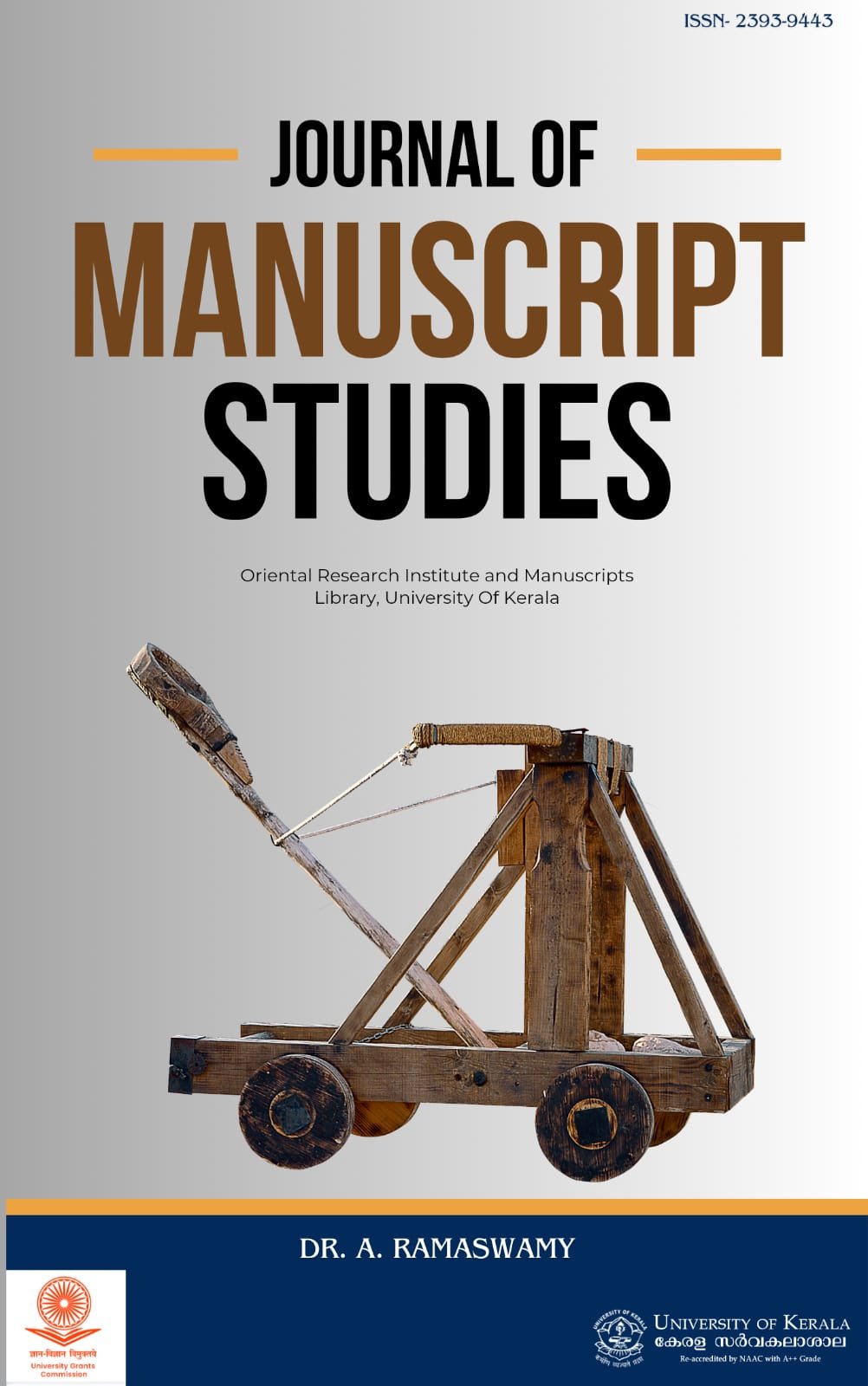 Journal of Manuscript Studies- UGC Indexed Journal