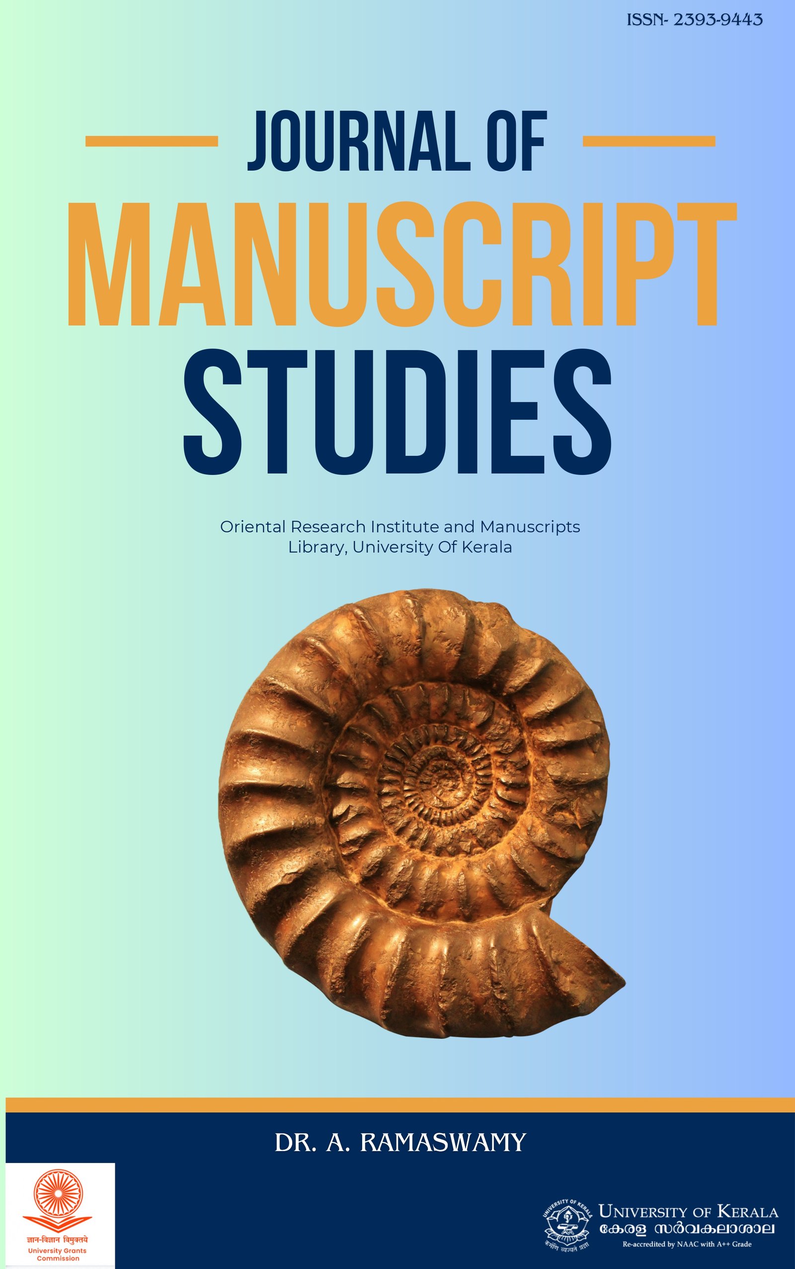 Journal of Manuscript Studies-UGC Indexed Journal